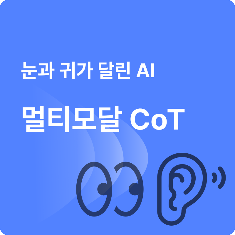 AI, 눈도 귀도 생겼다! '멀티모달 CoT'의 놀라운 능력
